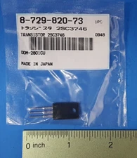 (2 PCs) TRANSISTOR, 2SC3746, BJT, NPN, 60V V(BR)CEO, 5A I(C), SOT-186