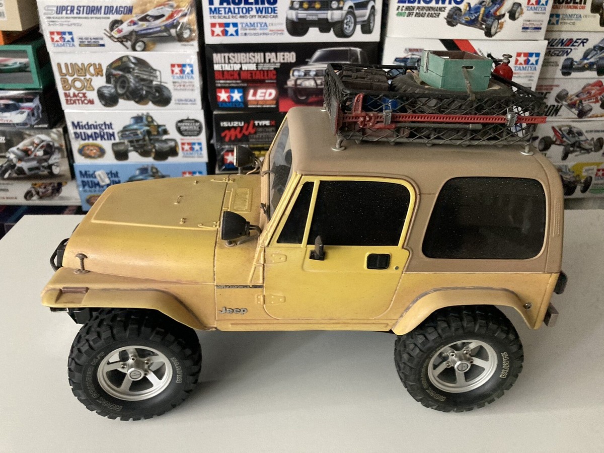 Tamiya 1/10 RC Jeep Wrangler full Options Complet Run With