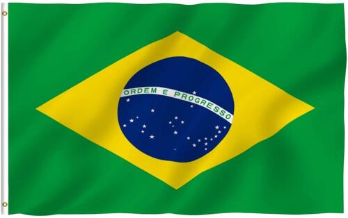 Brazil Flag Large 5x3FT National World Cup Brazilian Sports Football Fan Suport - Picture 3 of 8