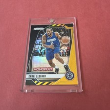2024-25 Panini Prizm Monopoly Kawhi Leonard #19 Black Gold Prizm 2/5!!!