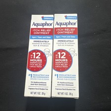 Aquaphor Children Itch Relief Ointment 1 oz Lot of 2 Exp. 5/26