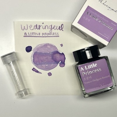 2mL Wearingeul A Little Princess Ink Sample Fountain Pen Purple Shimmer Glitter