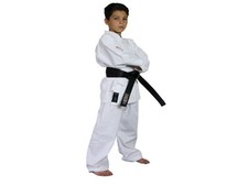 ORIENTE SPORT KIMONO UOMO  43  KARATEGI KYU COMPETITION BIANCO