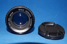 Asahi Pentax SMC 50 mm f 1.4,  innesto Pentax K, tappi, leggere