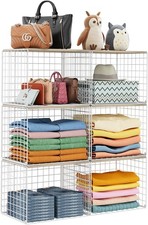 6 Pack Closet Organizers And Storage Stackable Closet Shelf Organizer Storage