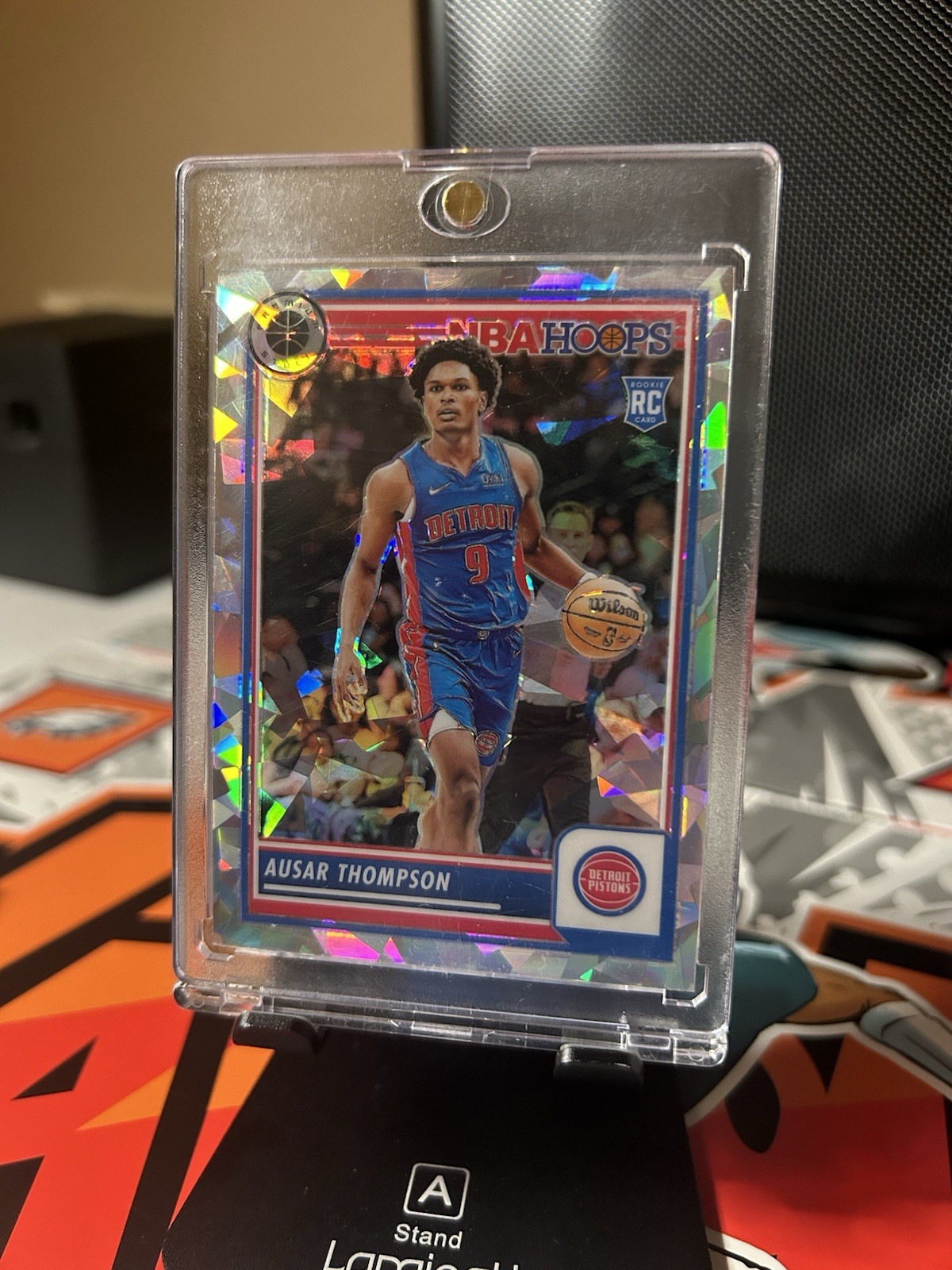 2023-24 Panini Nba Hoops Premium Stock - Ausar Thompson #100 Ice Prizm (RC)