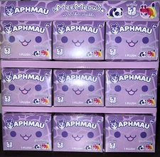 New* Aphmau MeeMeows Mystery Plush Safari Limited Edition 6” W/ Display Lot Of 9