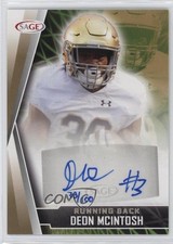 2022 SAGE Low Series Auto Gold 73/100 Deon McIntosh #A-DM Auto 0nr3