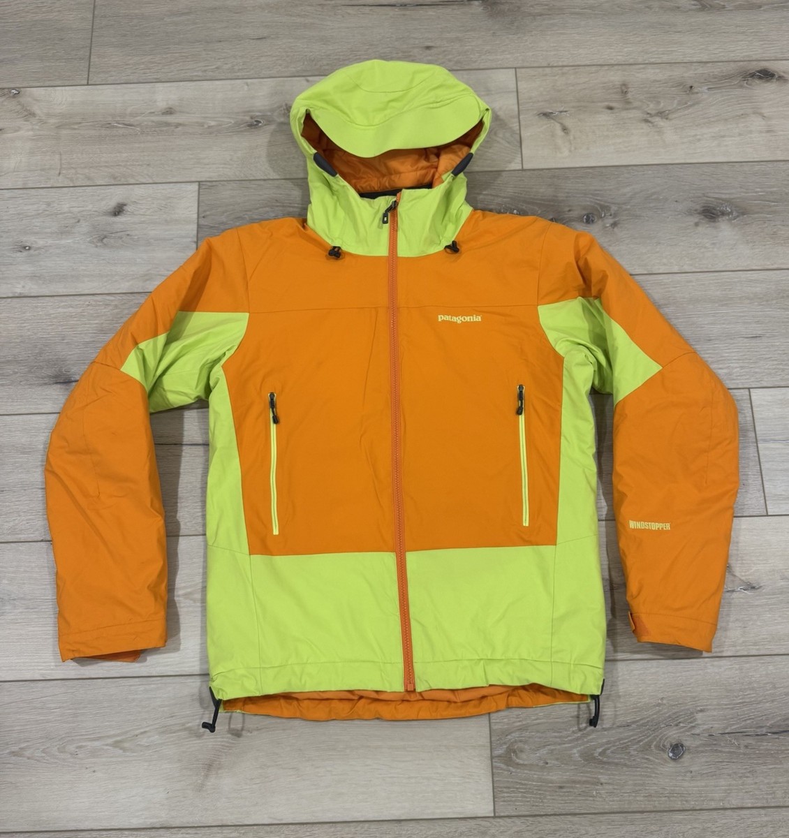 m*u様 90s Patagonia ハードシェル ナイロンパーカ オレンジ S 0175. 1990's Patagonia storm jacket マンゴー オレンジ ストーム