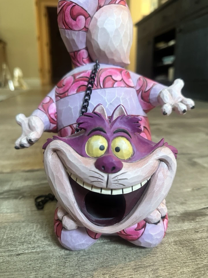 Jim Shore Enesco 4016543 Disney Cheshire Cat Alice in Wonderland Bird House 10" - Image 2 of 4