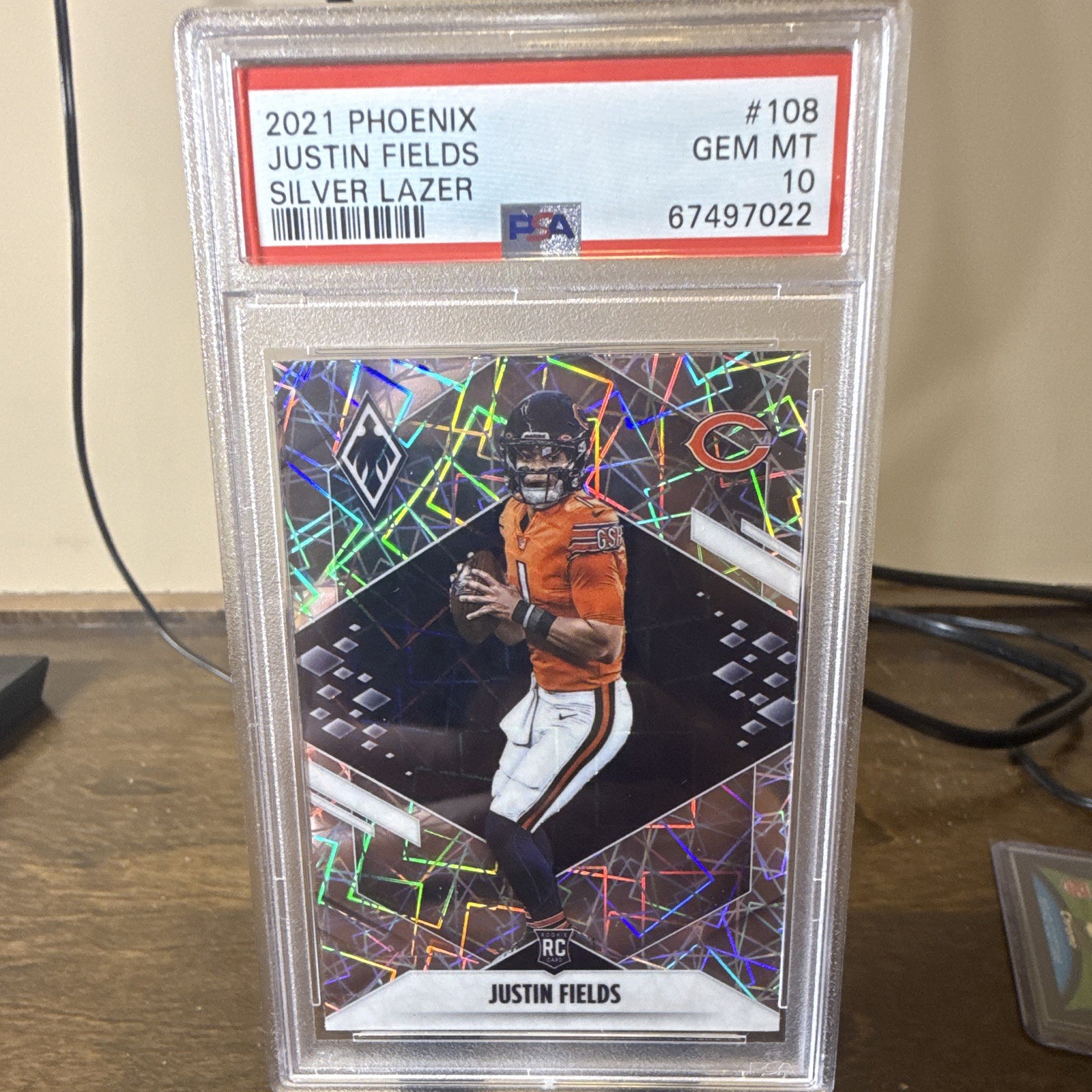 Justin Fields Panini Phoenix #108 Silver Lazer