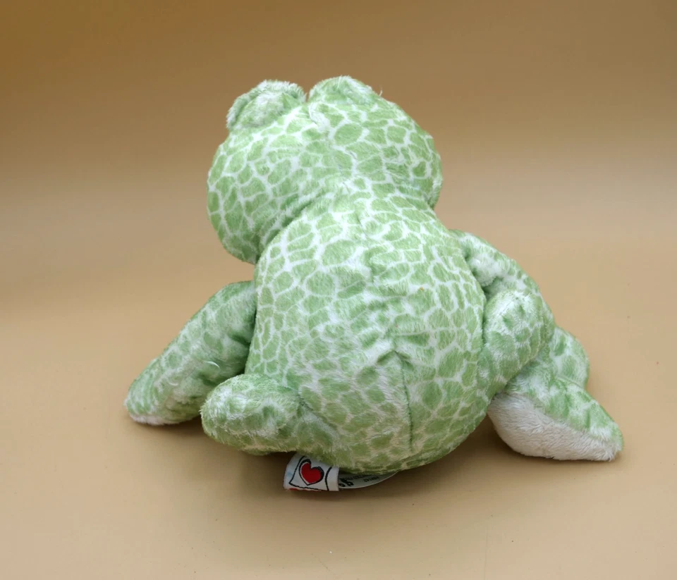 Ganz Webkins Spotted Frog HM142 Green White Plush Stuffed Animal ~ no code - Image 4 of 4