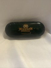 Antique Wilson goggles 1940s made in the USA Green Tin No Goggles Included