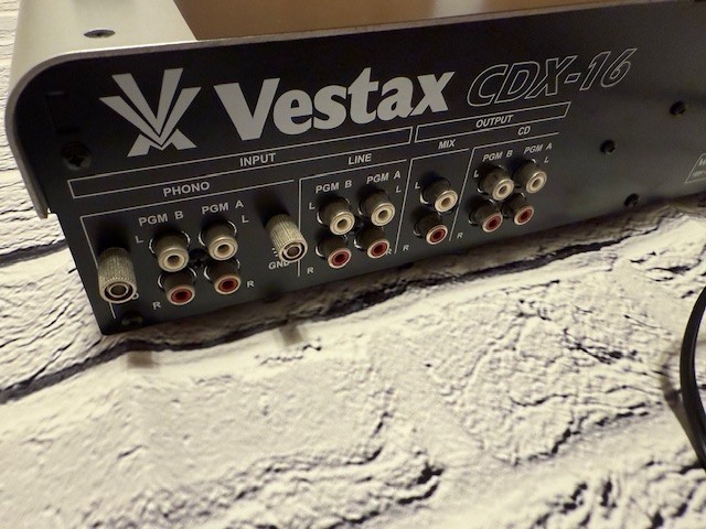 DJ機材 VESTAX CDX-16 Vestax CDX-16 CDJ Mixer Dual CD Player fast ship free ship
