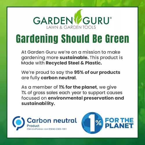 Garden Guru Dandelion Weeder Tool with Ergonomic Handle - Stainless Steel Wee... - Picture 6 of 8