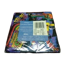 Amscan Vintage Happy Birthday Jukebox Luncheon Napkins 16 count-New!