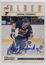 2012-13 Panini Classics Signatures Auto Bernie Federko #88 Auto HOF 09if