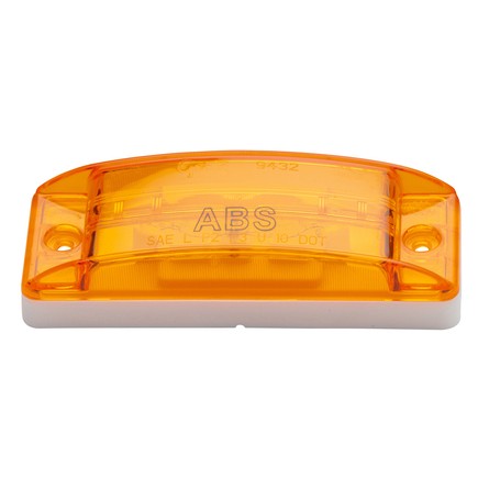 Grote 78363 Sealed Turtleback Ii Clearance Marker Light Abs, Optic Lens