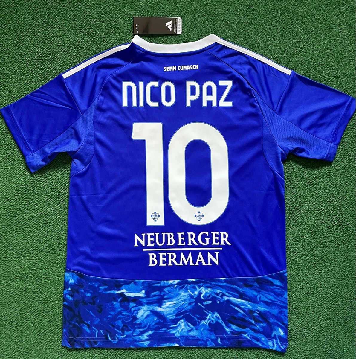 NEW Como 1907 25/26 Home Jersey “Nico Paz 10” (Large) | eBay