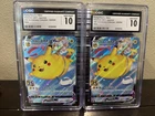 Pokemon Flying Pikachu VMAX Celebrations Full Art #007 CGC 10 Gem Mint x2