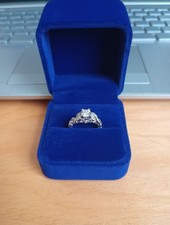 Beautiful 14k White Gold diamond Engagement Ring