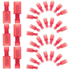 100 Pairs Terminal Crimp Connectors Quick Disconnect Wire Electrical