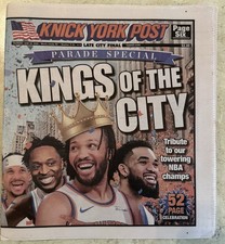 New York Post 06/18/26. Knick York Post Parade Special Kings Of The City