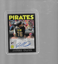 JARED OLIVA -2021 Topps Update -1986 Autograph -RC -#86B-JOL -Black -#-017/199