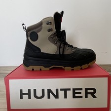 Hunter Herren Stiefelette Schnürstiefel Schw...