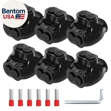 2 Port Insulated Splice Connectors 2-14 AWG Aluminum to Copper Wire Connectors D