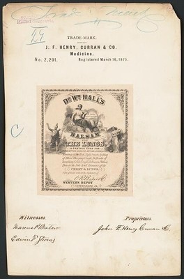 Photo:J. F. Henry, Curran & Co. for Dr. Wm. Hall's Bals