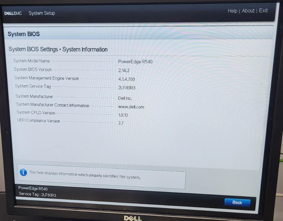 Dell EMC PowerEdge R540 Server 1x Silver 4215 2.50 GHz 128GB Ram No HDD/OS #73 - Image 4 of 4