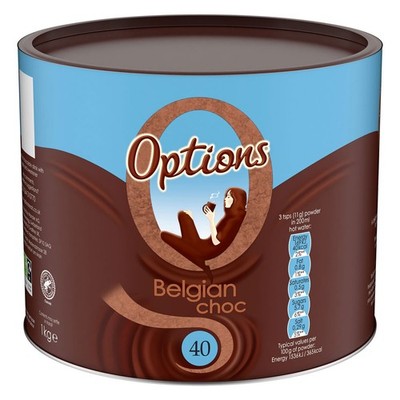 Optionen Choc O Lait Belgisches Instant Heißschokoladengetränk WÄHLEN SIE AUS 1-6