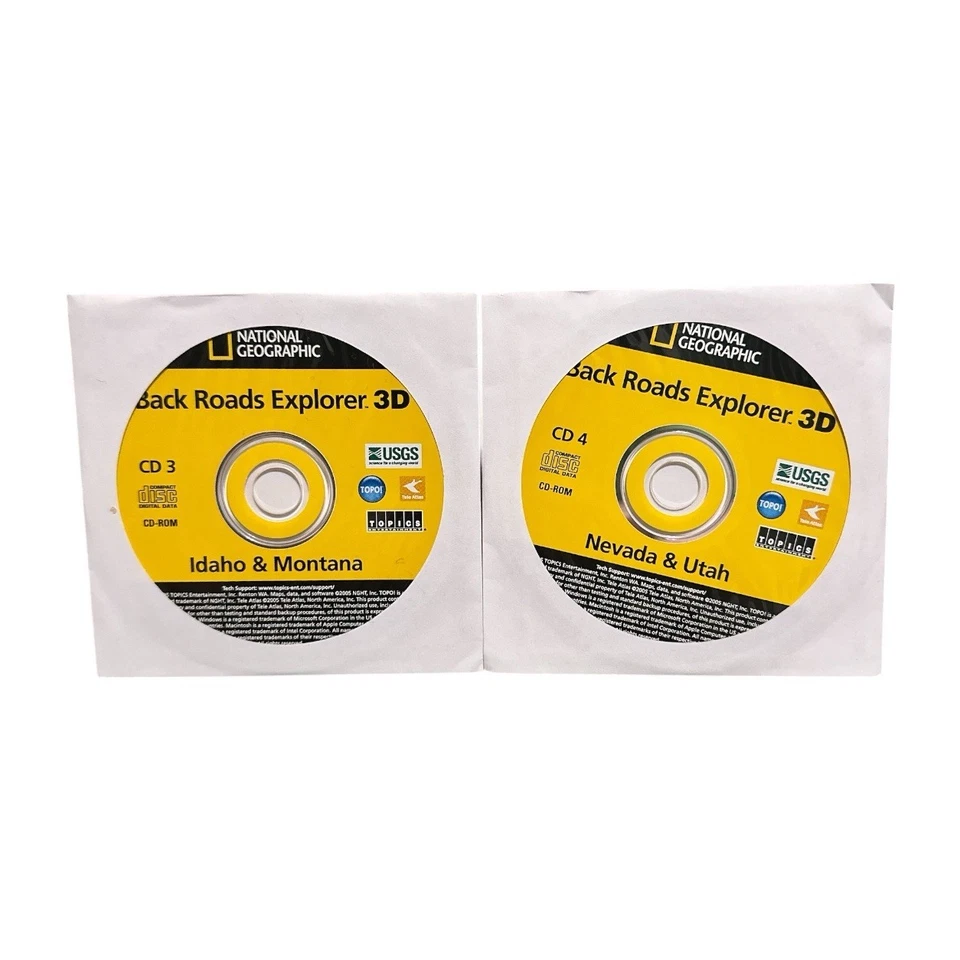National Geographic Back Roads Explorer 3D – 17 CD Set –Windows 95/98/2000/ME/XP - Image 3 of 4