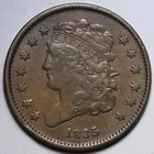 Photo of a 1835-P Half Cent from an eBay listing that sold on Jul 20, 2026