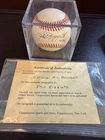 Phil Rizzuto HOF 94 New York Yankees Signed Baseball With COA Cooperstown