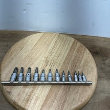Snap-on Tools 12pc Torx Bit Socket Set  14 And 38 Drive Nosg