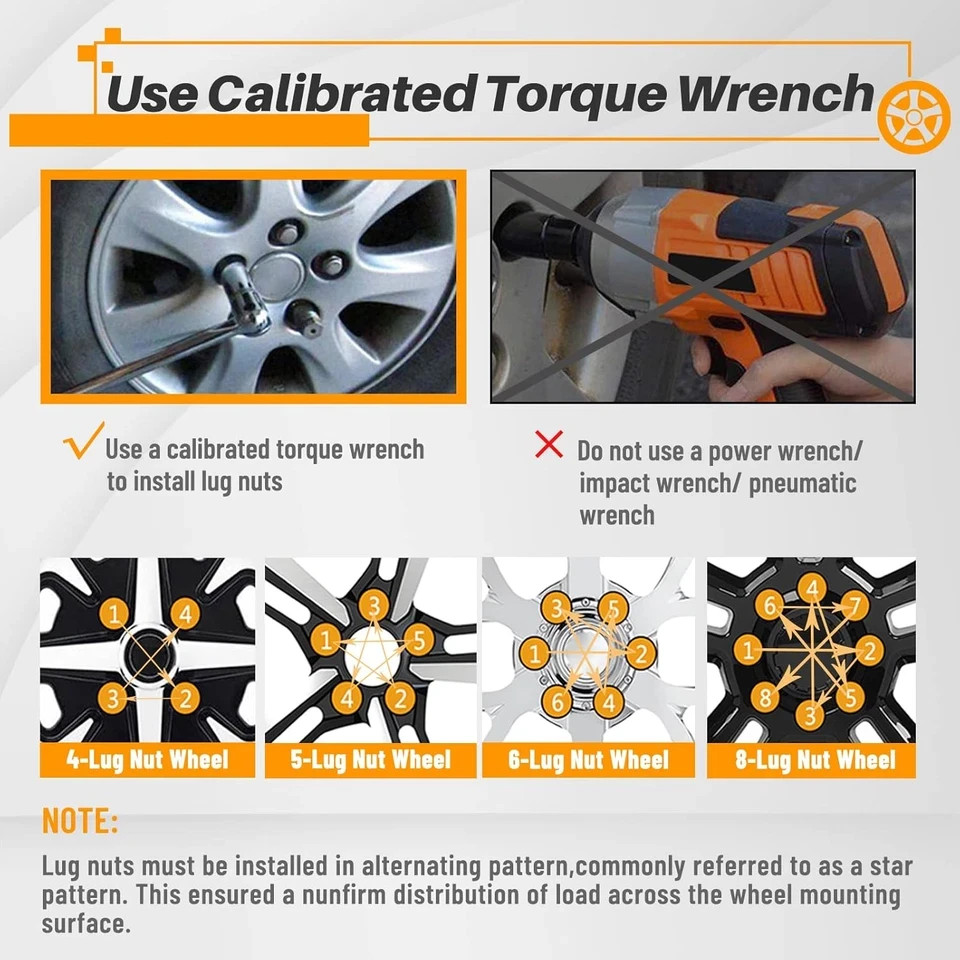 MIKKUPPA M12X1.5 Lug Nuts - Replacement for 2006-2020 Ford Fusion, 2012-2018 Foc