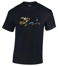 Road Runner & Wile E Coyote Inspired T-Shirt Looney Tunes Cartoon