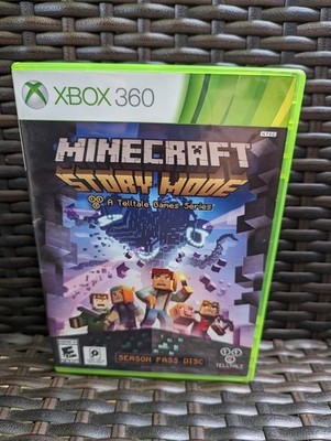 Minecraft: Story Mode - Season Pass Disc Microsoft Xbox 360 Complete CIB Tested