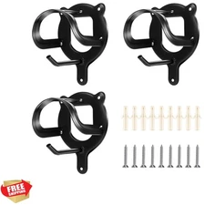 3 Counts Horse Bridle Rack Bracket Bridle Hooks Tack Storage Halter Hanger Me...