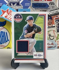 2022 Panini USA Baseball Wyatt Bauer Relic /99 Stars & Stripes