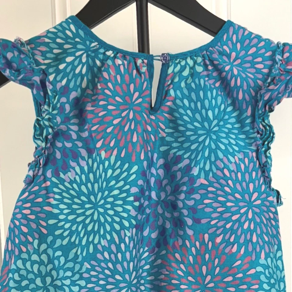 Vestido Disney Store La Sirenita Ariel Niñas Talla 7/8 Verde azulado Brillante Sirena Foto 2 de 4