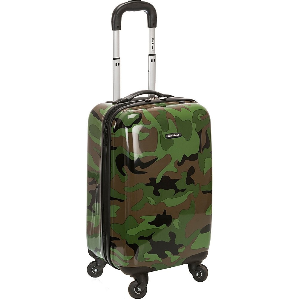 Safari Hardside Spinner Wheel Luggage, CAMO, Carry-On 20"