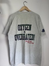 Vintage 90s Oxygen Is Overrated Pfizer Fun Run 1999 Marathon T-Shirt XL