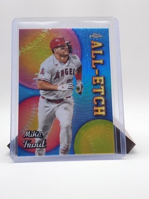 Mike Trout #CAEL-2 2024 Topps Chrome Logofractor Edition Chrome All Etch