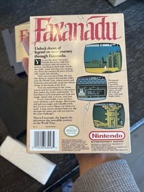 Faxanadu (Nintendo NES) 1989 Complete CIB Box Manual Great Shape