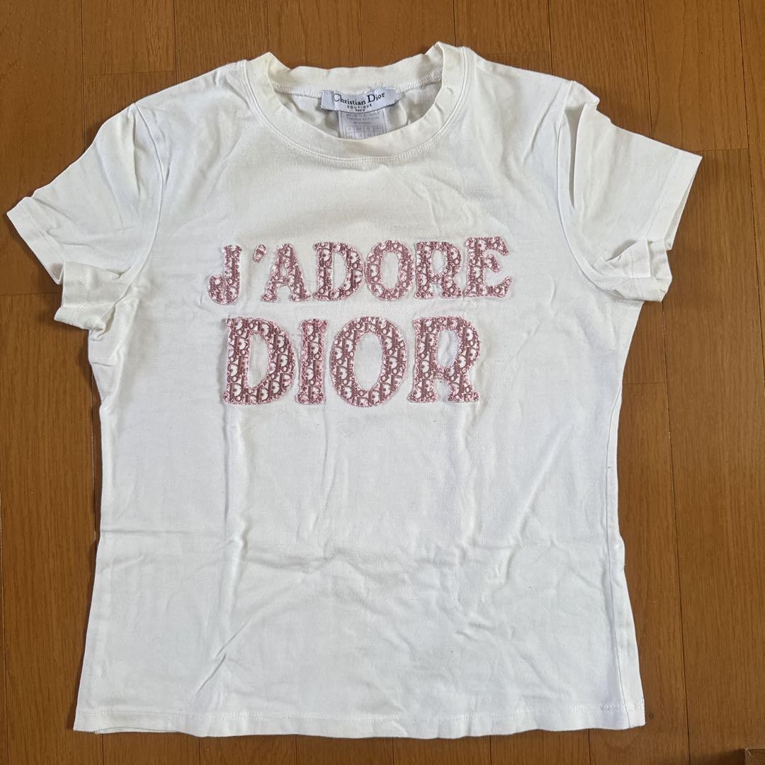 Christian Dior 半袖 Tシャツ 42 CHRISTIAN DIOR || Dior Oblique Relaxed-Fit T-Shirt Terry