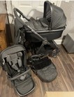 Babystyle Oyster 3 Dark Grey Tweed Bundle Pram Pushchair
