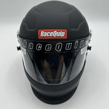 RaceQuip PR015 Full Face Helmet Snell SA2015 Rated Flat Black Size Large L